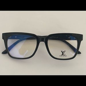 X6051 53/20 Black Square Eyeglass Frame